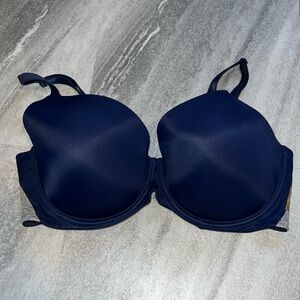 Limited Edition Pink Wear Everywhere Demi lightly line navy & light blue 36DD
